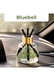Reed Diffuser Air Freshener – Long Lasting Essential Oil Aroma Diffuser with Dried Flowers, Elegant Glass Bottle - 2