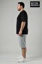 Large Size Men's 2-Piece Capri Shorts Comfortable Fit Set 3Xl-6Xl Spr26Bsr591+2 - 2