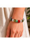 Blk-3027 Chakra Natural Stone Flexible Bracelet |   Eos Collective - 2