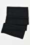 Silk Wool Spike Pattern Shawl - Black