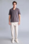 100% Cotton Regular Fit Polo Collar Short Sleeve Shirt H5633Ax26Sm - 2
