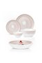 25 pcs Diwali Oakena Peach Dinner Set, X2584 - 3