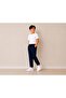 Boys' Pique Fabric Double-Headed Jogger Pants with Adjustable Waist and Belt