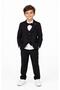 Boy's Formal Suit Jacket Shirt Pants Bow Tie Vest Set 5734-Ys - 4