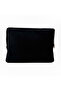 Black Mystic Eye Embroidered Velvet Makeup Bag & Organizer 19X14X9 cm - 3