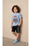 Boy's Summer Shorts Set T-Shirt Shorts Cotton Casual Comfortable Combination 3-4-5-6 Years Old