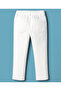 Denim Woven Full Length Washed Jeans - White - 3