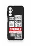 Samsung A14 Compatible Fragile Patterned Silicone Case - 2