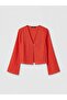 Lcw Comfort V-Neck Textured Blouse - 4