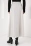 Women's Pocket Detailed Cotton Gray Skirt - 7