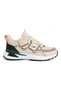 Comfortable Lace-Up Unisex Walking Shoes Beige Color Shoes for Daily Jogging and Sports Activities