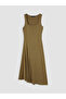 فستان NEVAVM بقصة غير متماثلة ومزيج من الأقمشة المودال - 5