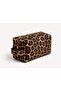 Thick Vegan Leather Organizer Makeup Bag Travel Bag Multi-Purpose for Daily Use (Dimensions: 23-10-11)
