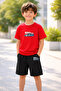 Boy's Shorts Set Printed Cotton Summer Comfortable Fit Sports Combination