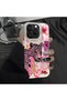 iPhone 12 Pro Max Compatible Silicone Edge Hard Back Case Couple Phone Case Leopard Pattern - 8
