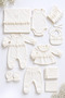 Baby Girl 10 Piece Blanket Set Elegant Hospital Release Pack (0-3 Months)