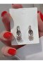 316L Steel Pvd Children's Daisy Earrings Silver - 3