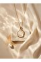 Women's Asymmetrical Shaped Adjustable Enamel Necklace - Special Design Organic Shape - 3
