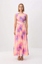 Women's Sleeveless A-Line Midi Evening Dress Cut Out Detailed Tulle Knitted Crew Neck Lined Casual Comfortable - 4
