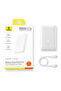 EnerFill FP21 Power Bank | 10000mAh | 22.5W PD Fast Charging | Dual USB-C + USB-A | Airline Approved - White - 8