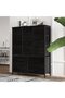 15 Drawer Storage Rack, Extra Large Fabric Dresser with Steel Frame & Wood Top, Tall Chest of Drawers Organizer Tower for Bedroom, Closet, Hallway, Entryway, Non-Woven Fabric Drawers