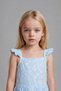 100% Cotton Strappy Poplin Dress for Baby Girl H8453A526Hs - 3