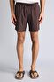 Mesh Lined Flexible Textured Short Length Swim Shorts B5952Ax26Hs - 3