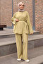Khaki Shirt and Trousers Modal Set