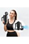 Stainless Steel Tumbler 1.2L 40oz Double Wall Insulated Travel Mug with Handle Lid and Straw, Includes Portable Cooling Fan Attachment, Durable Spill-Resistant for Hot and Cold Drinks - 3