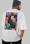 For the Love of Cats 34 Cats Printed White Oversize T-Shirt 100% Cotton Unisex Cat Lover Premium Design - 7