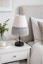 Lünessa | |   Black Foot | |   Cream Hat | |   Gray Tassel > Modern Lampshade Tassel Table Lamp Decorative Night Light Nightstand Lamp Bedroom Lighting Stylish Home Decor Gift Living Room over the Console - 6