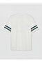 Nevavm Men's T-Shirt with Oval Collar and Printed Design - 5