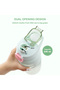 Flip Top Water Bottle 750ml – BPA Free Spout & Straw Bottle for Kids, Bicycle Mint - 5