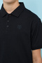 Textured Polo T-Shirt with Short Sleeves - 6