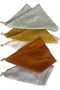 Set of 5 Double Layer Muslin Kitchen Drying Cloths - Sustainable, Absorbent, Colorful Cloth Set - 50X33 cm - 2