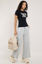 Textured Sweatpants with Drawstring Waist - 3