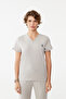 5 Pieces Scrubs Combo Set Magenta Light Grey Medical Uniform Nurse Doctor Uniform - 3