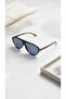 Zeus- Sunglasses Uv400 Protection Pilot Leopard Blue Lenses Unisex New Season with Case and Wipe Cloth as a Gift - 4