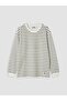 Crew Neck Striped Boy T-Shirt - 5