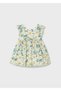 Baby Girl Floral Dress Green - 2