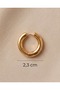 Alira Hoop Steel Earrings - 4