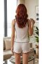 Straped Sleeves Gray Shorts Suit - 3
