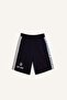 100% Cotton Nba Brooklyn Nets Licensed Baggy Fit Navy Blue Shorts H3850Ax26Sm - 3