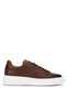 Men's Genuine Leather Tan Sneakers & Sports Shoes