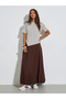 Grey Round Neck Short Sleeve T-Shirt - 6