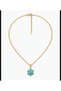 316L Steel Chain Gold Color Blue Sea Turtle Detailed Women's Necklace - 2