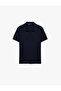 Cotton Regular Fit Short Sleeve Textured Polo Neck T-Shirt