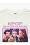 تي شيرت قطني بأكمام قصيرة مطبوع عليه KPop مرخص - 5