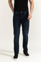 Men's Slim Fit Straight Leg Denim Black Jeans - 4