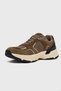 Men's Brown Suede Detailed Thick Sole Casual Sports Shoes - Sneaker - 4
